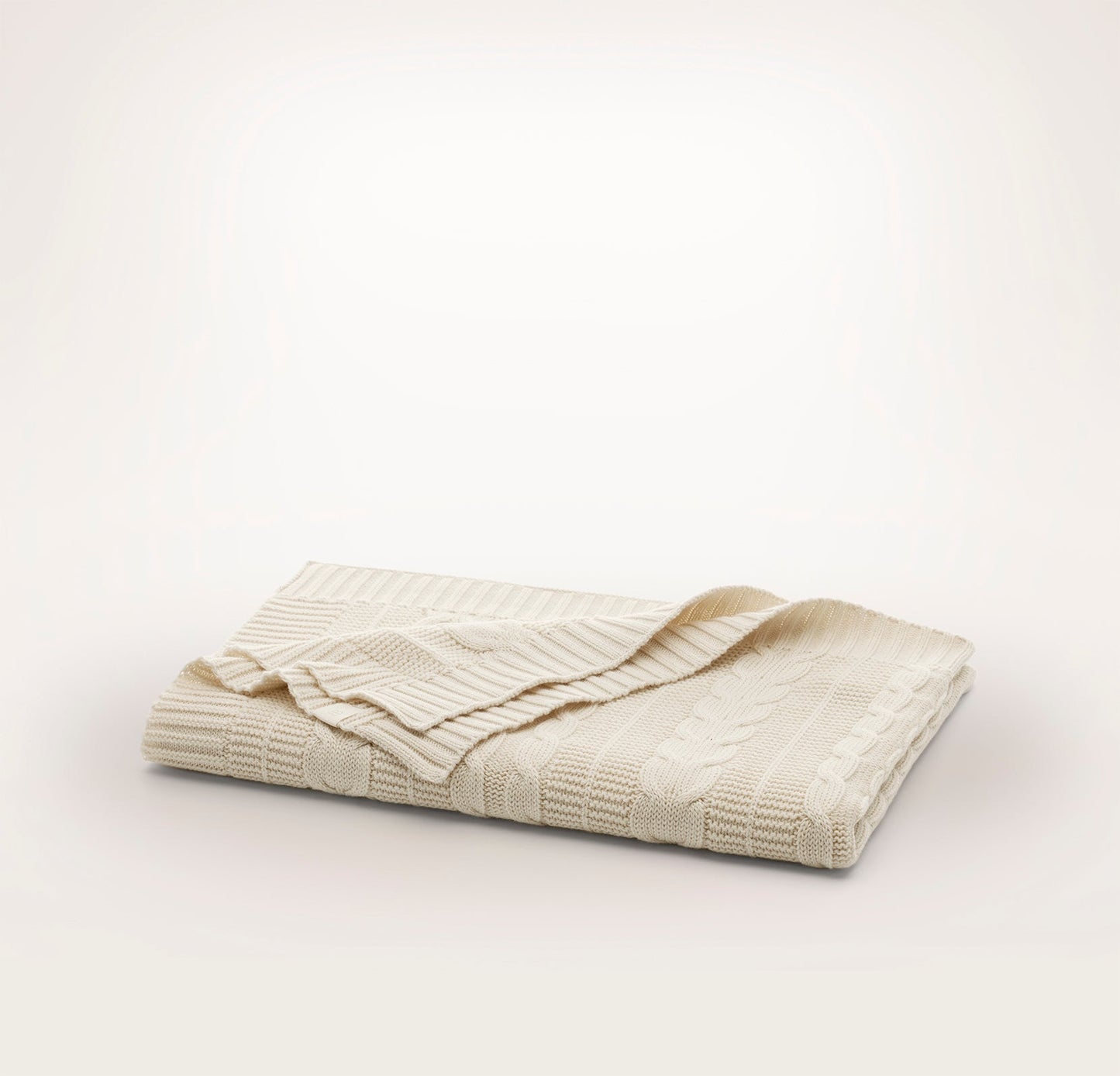 Baby Blankets - Natural Cable Knit