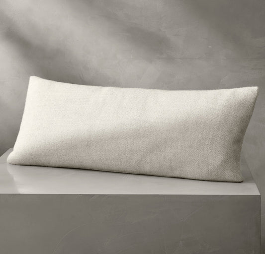 Alpaca Pin Check Pillow Cover