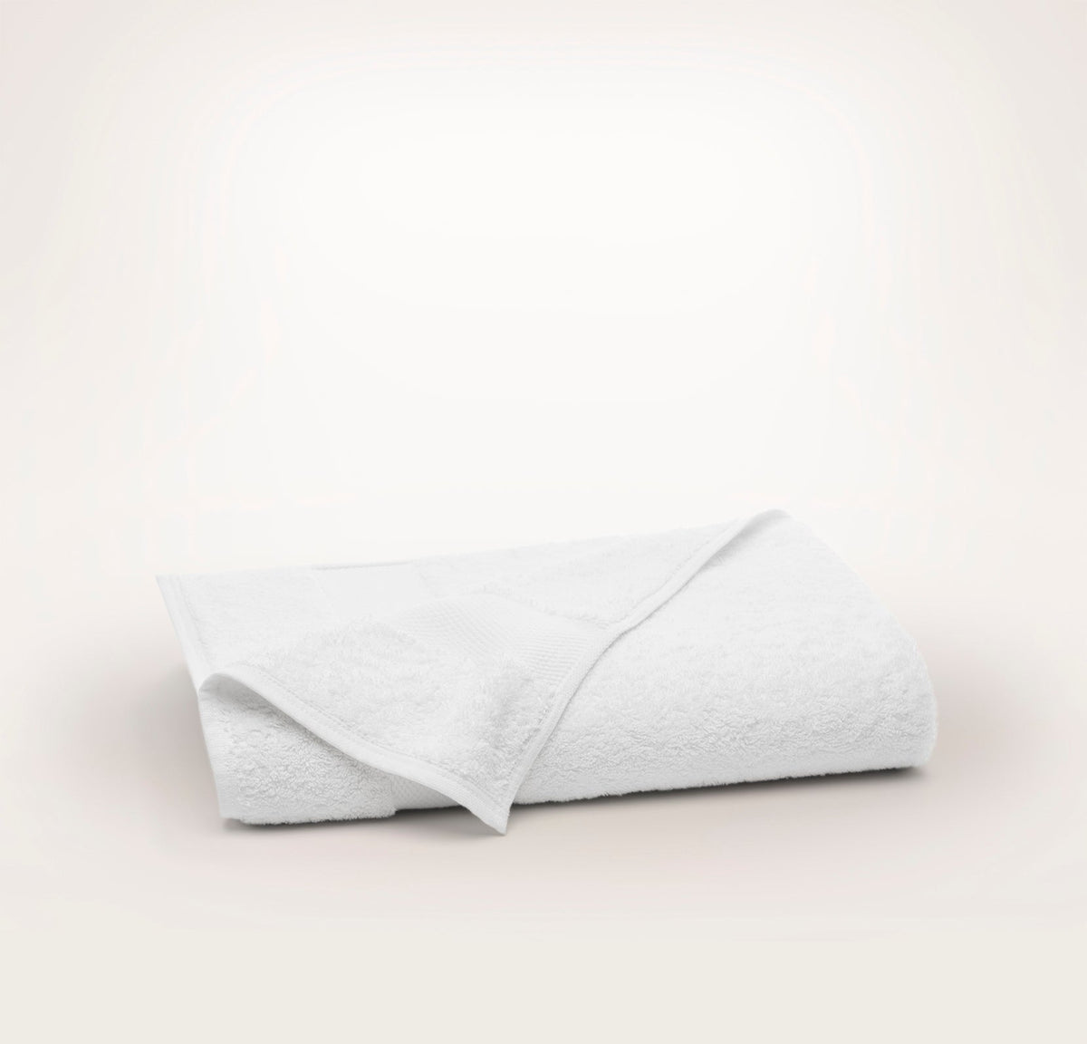 Plush Bath Towel - White