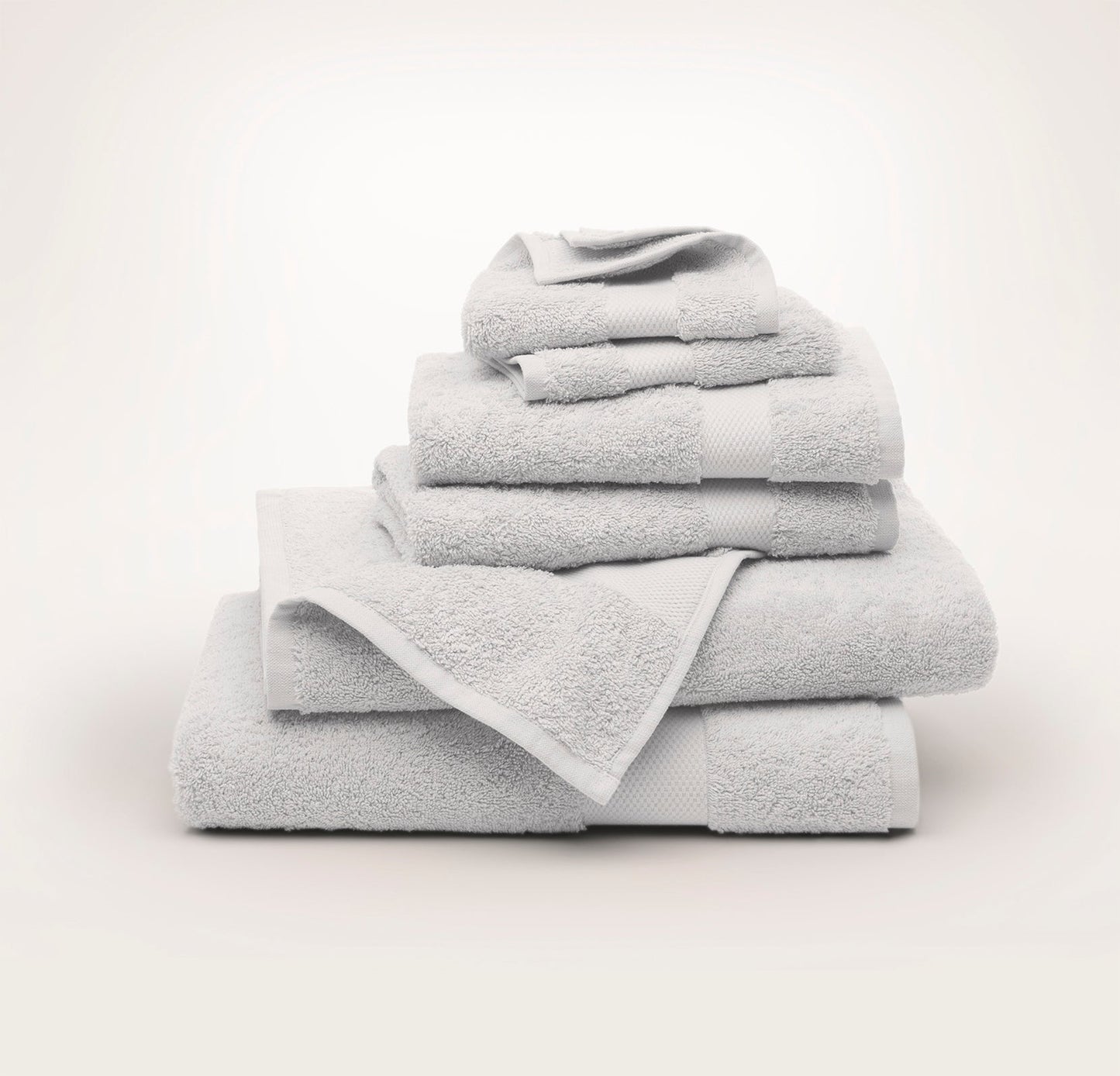 Plush Bath Towel Sets - Pewter