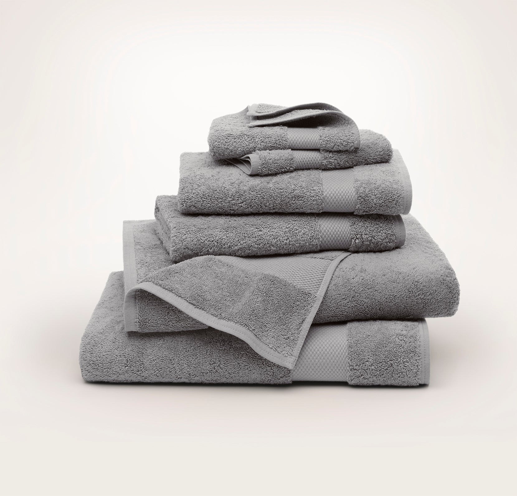 Plush Bath Towel Sets - Stone