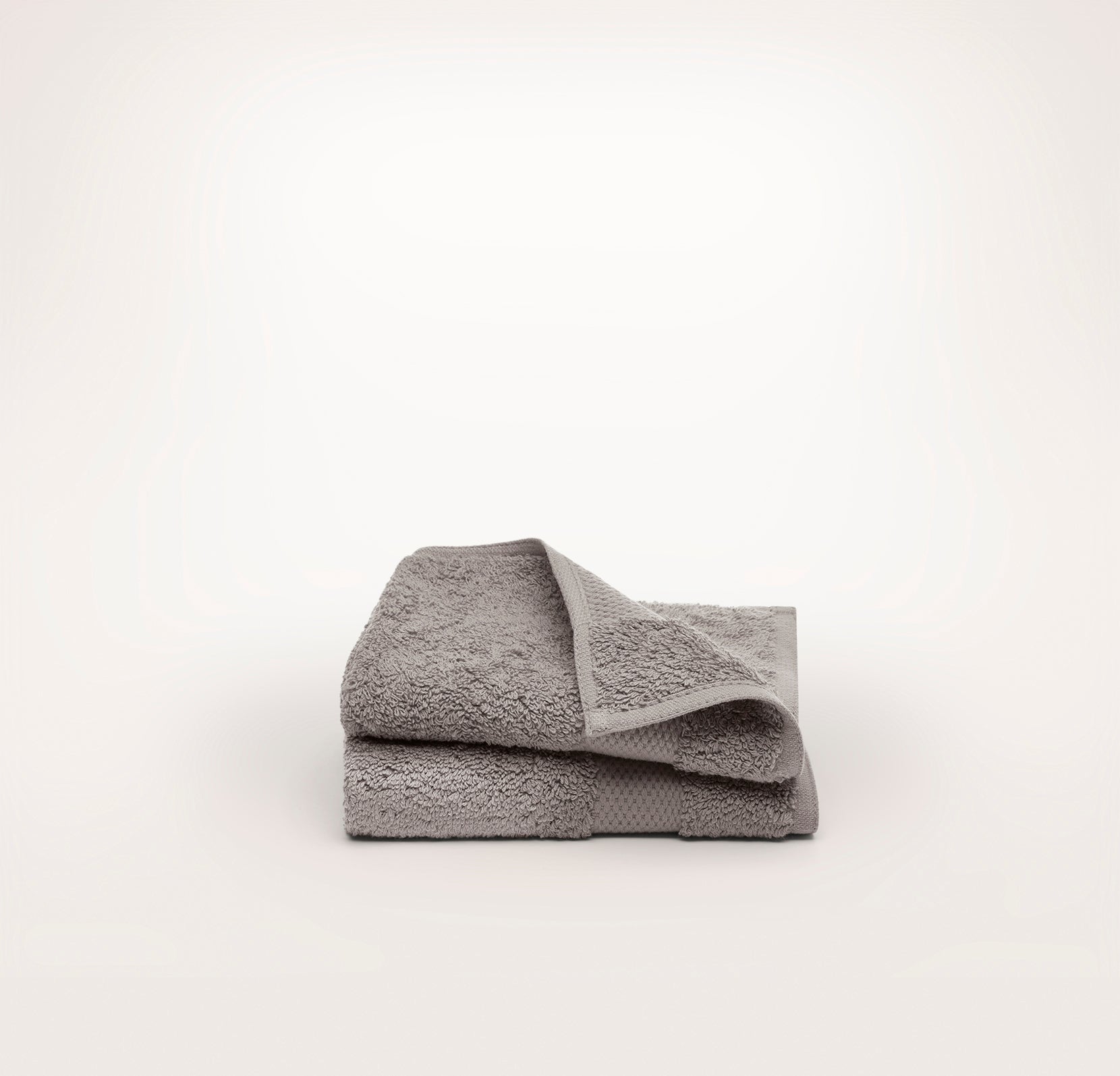 Plush Washcloths (Pair) - Stone