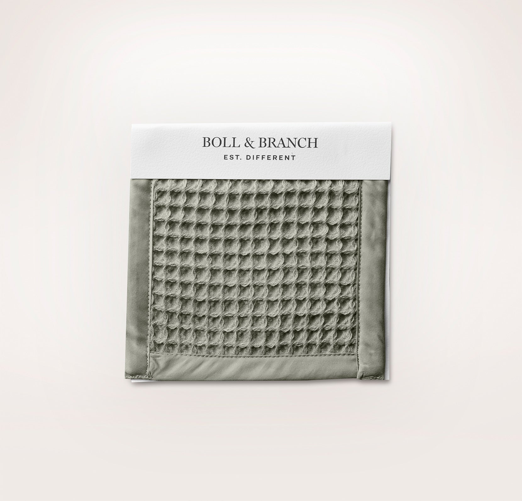 Waffle Fabric Swatch - Sageleaf