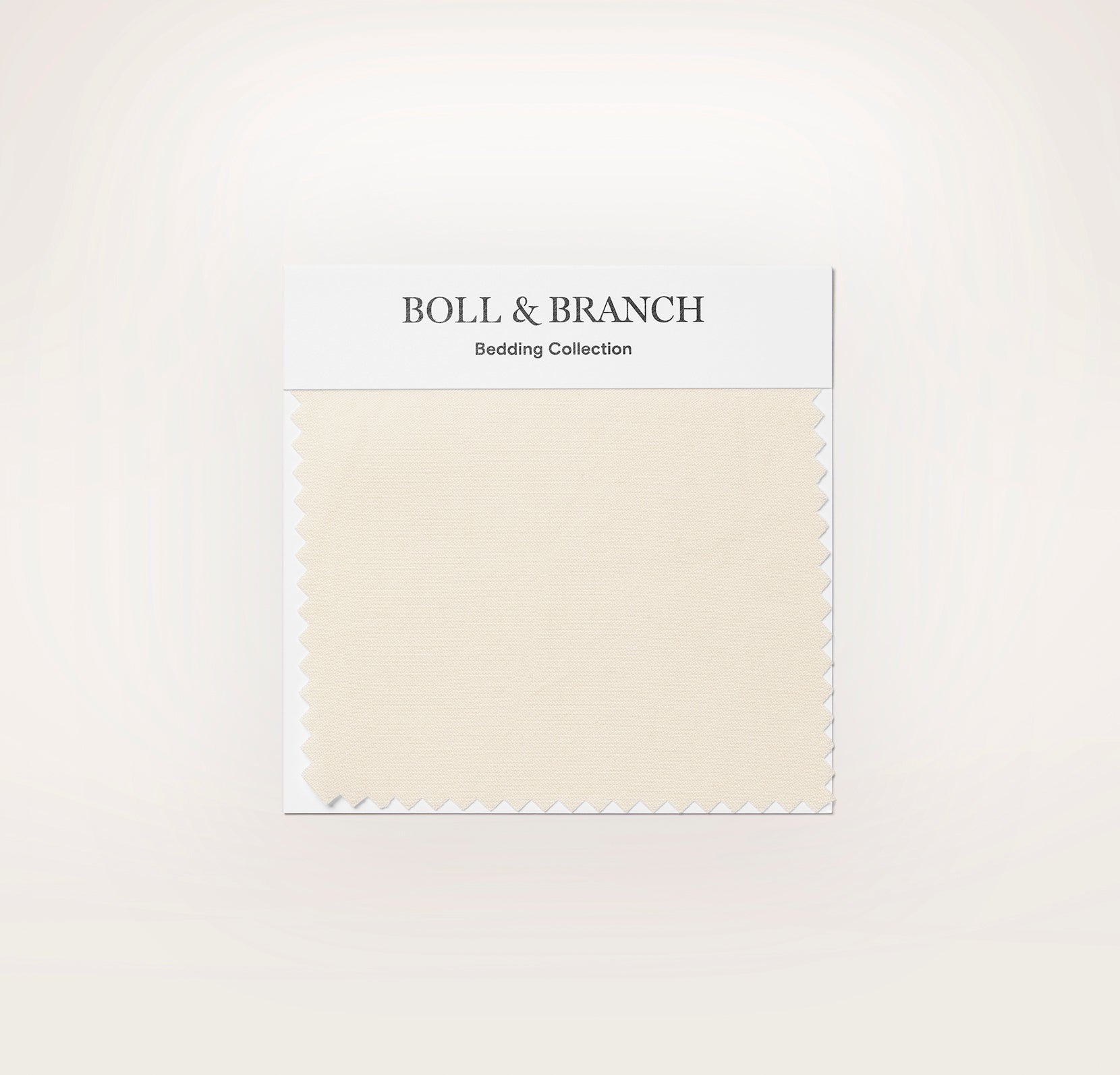 Percale Hemmed Fabric Swatch - Natural