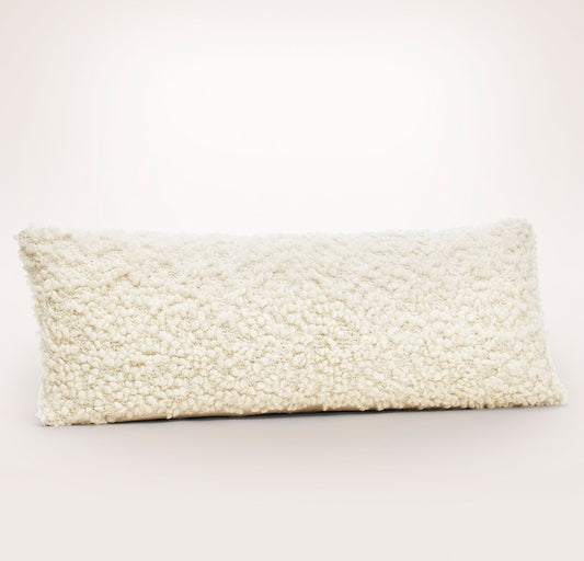 Cozy Bouclé Pillow Cover - Cream