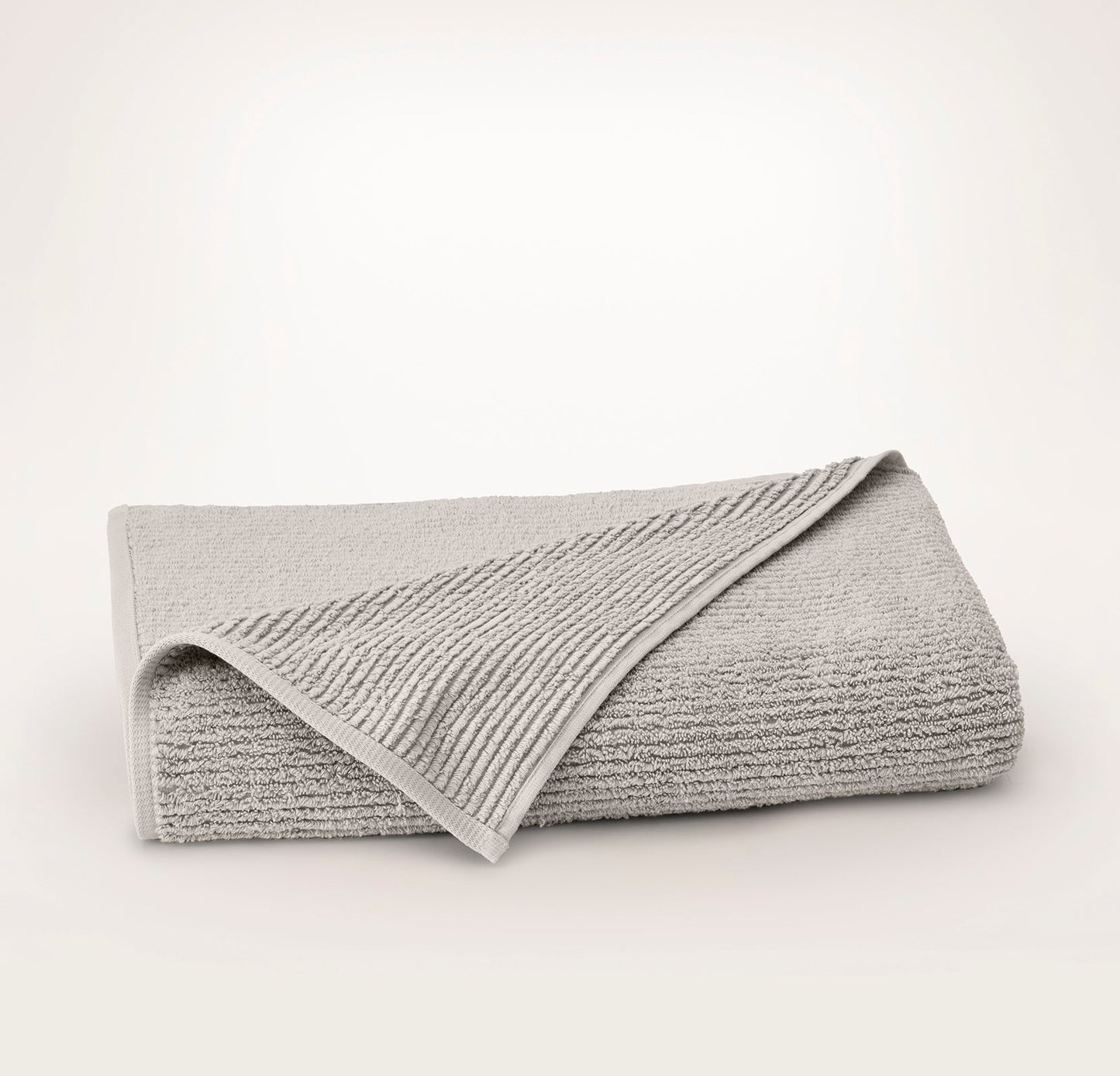 Turkish Ribbed Bath Sheet - Pewter