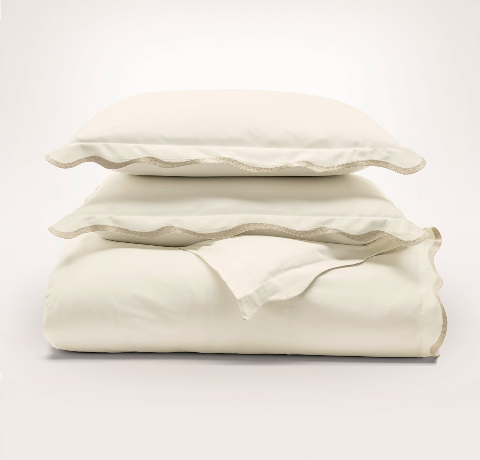 Percale Embellished Duvet Set
