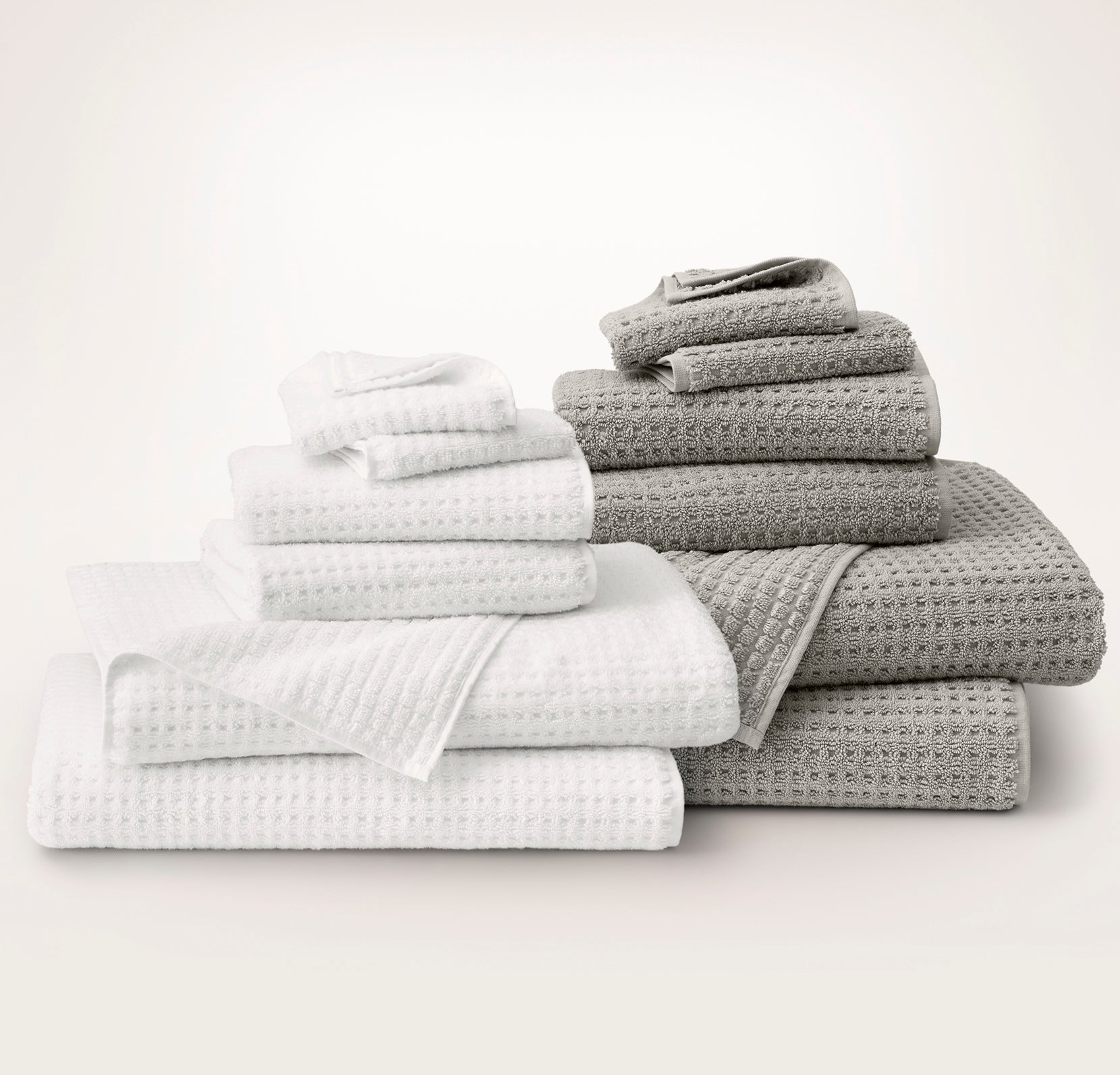 Complete Turkish Waffle Bath Sheet Bundle