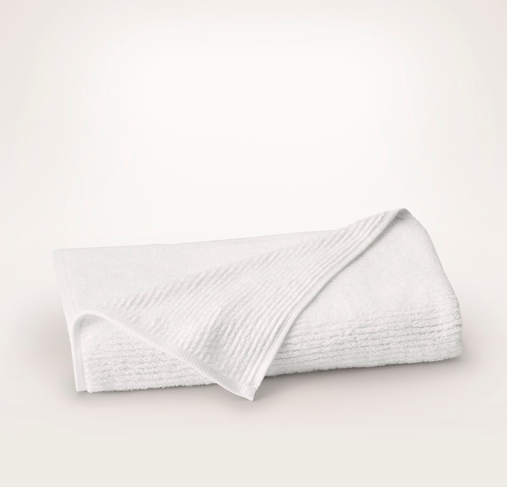 Turkish Ribbed Bath Sheet - White