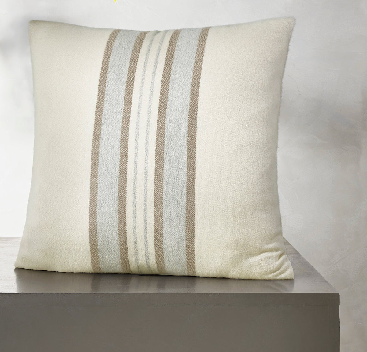 Alpaca Equestrian Stripe Pillow Cover