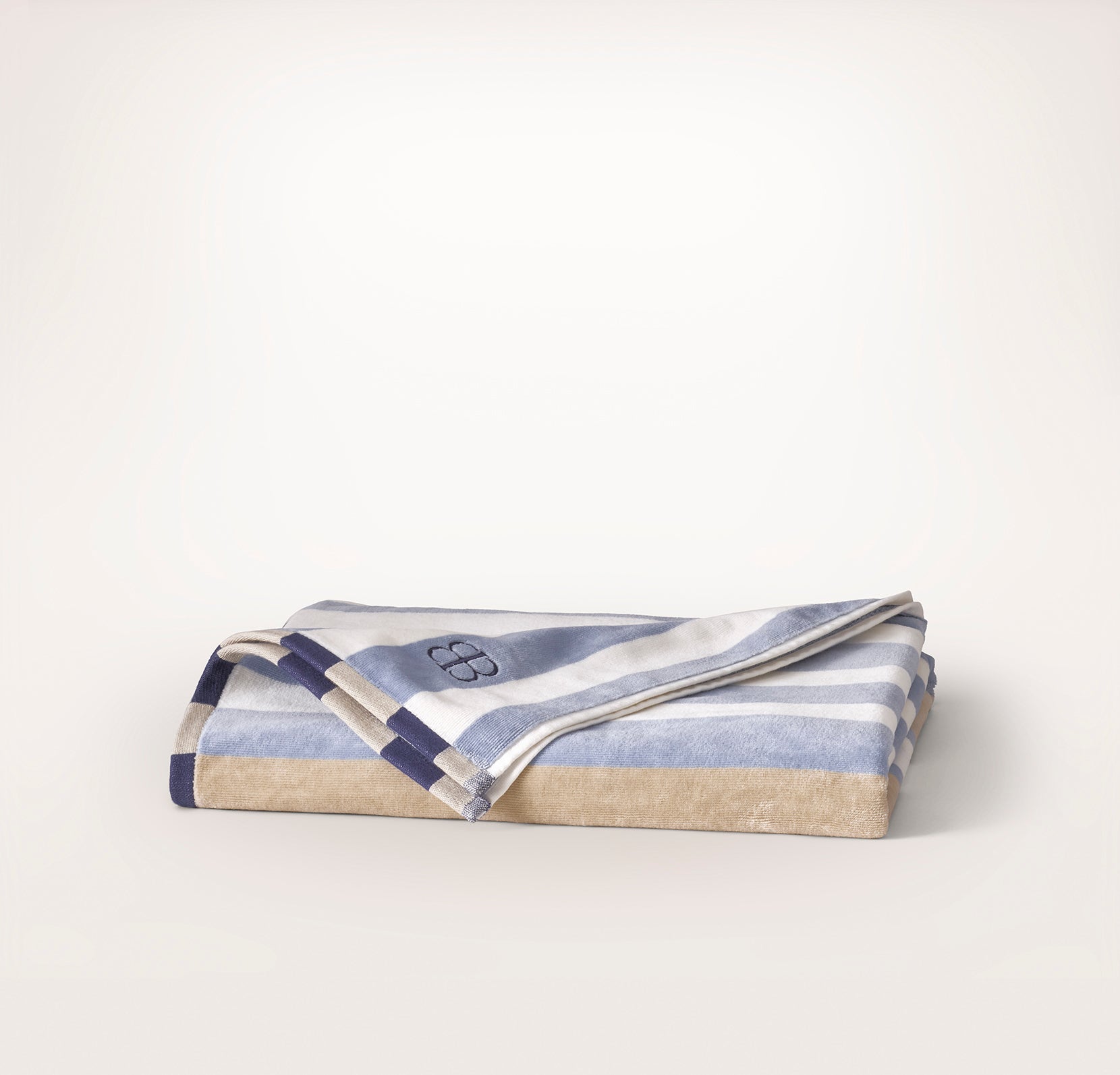 The Beach Towel - Hydrangea Harbor Stripe