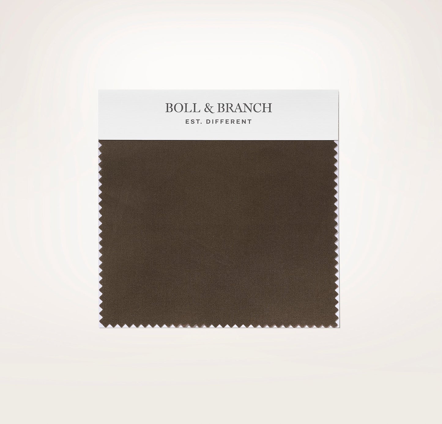 Signature Hemmed Fabric Swatch - Deep Walnut