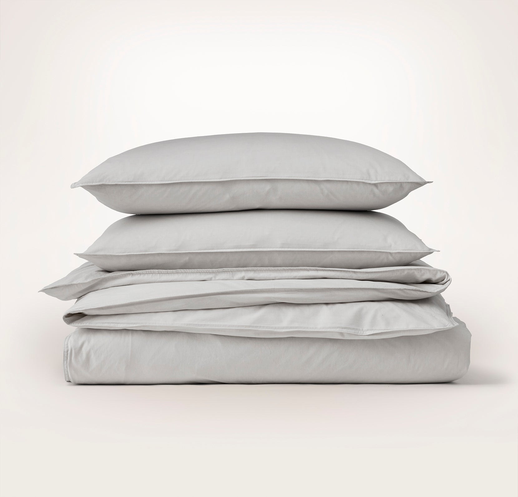 Percale Vintage Washed Duvet Set